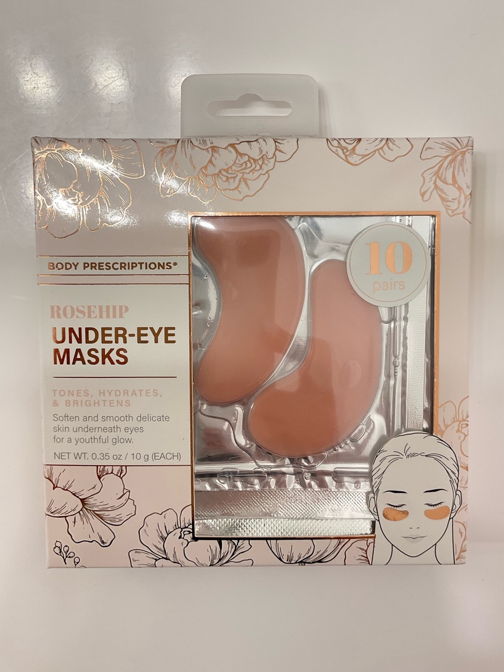 NIB Rosehip Under-Eye Masks